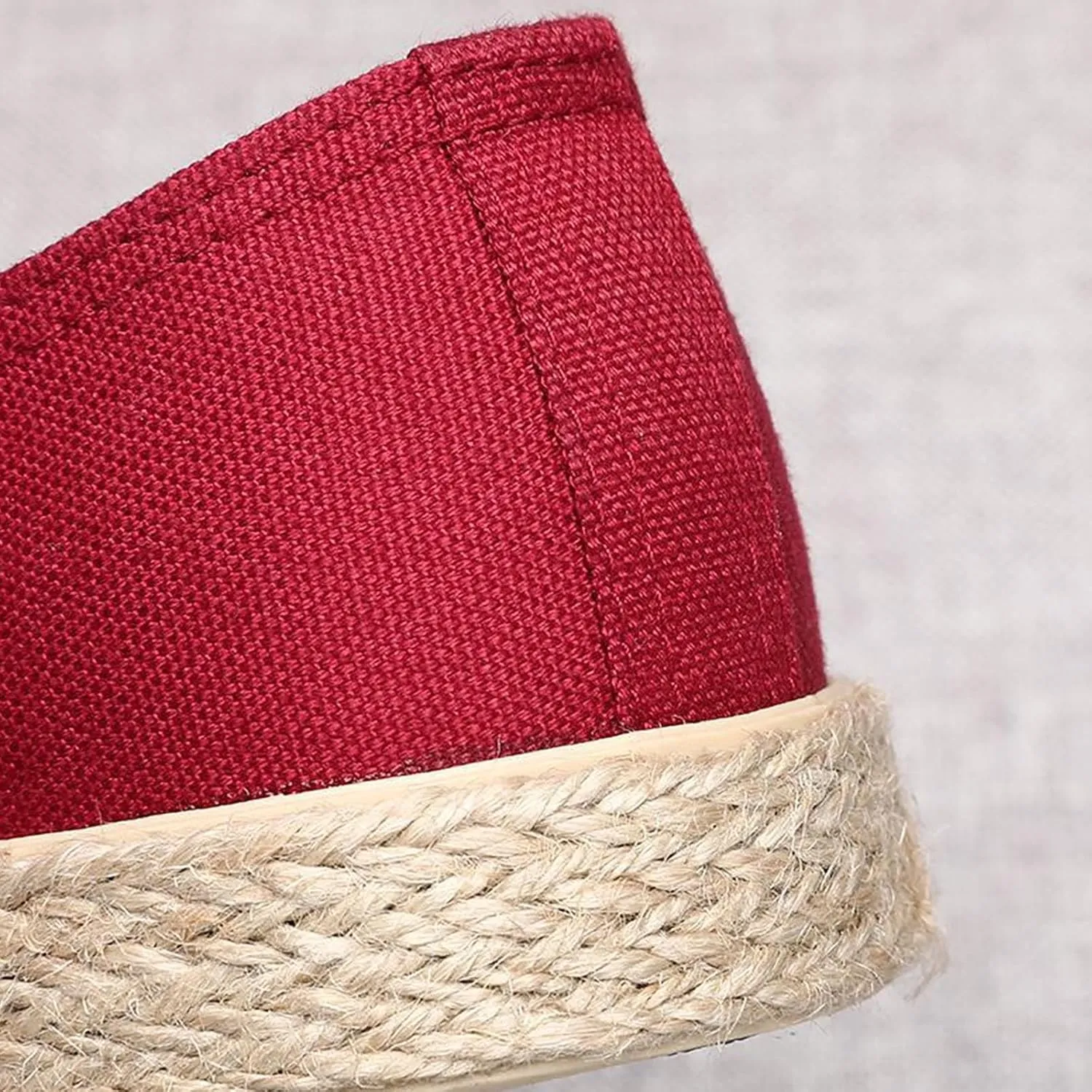 Mens Slip On Sneakers Comfortable Wide Width Espadrilles Casual Sneakers Breathable Lightweight Canvas Sport Shoes Flat Walking Shoes