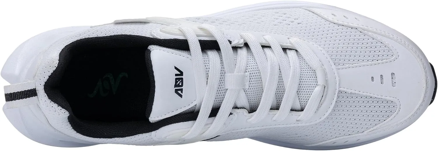 Men's Walking Shoes for Plantar Fasciitis Relief, Comfortable Arch Support Tennis Sneakers, Athletic Motion Shoes US 7-13