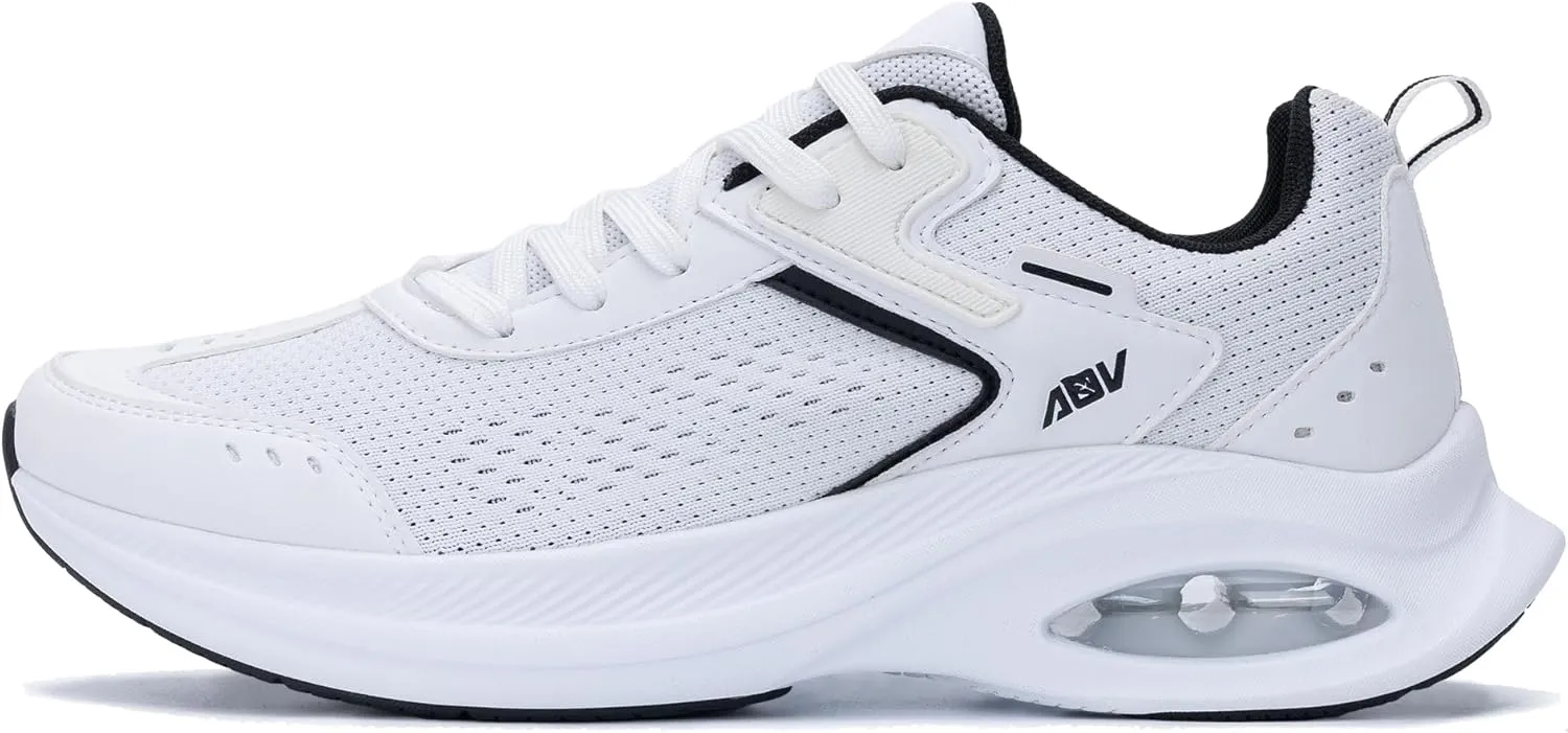 Men's Walking Shoes for Plantar Fasciitis Relief, Comfortable Arch Support Tennis Sneakers, Athletic Motion Shoes US 7-13