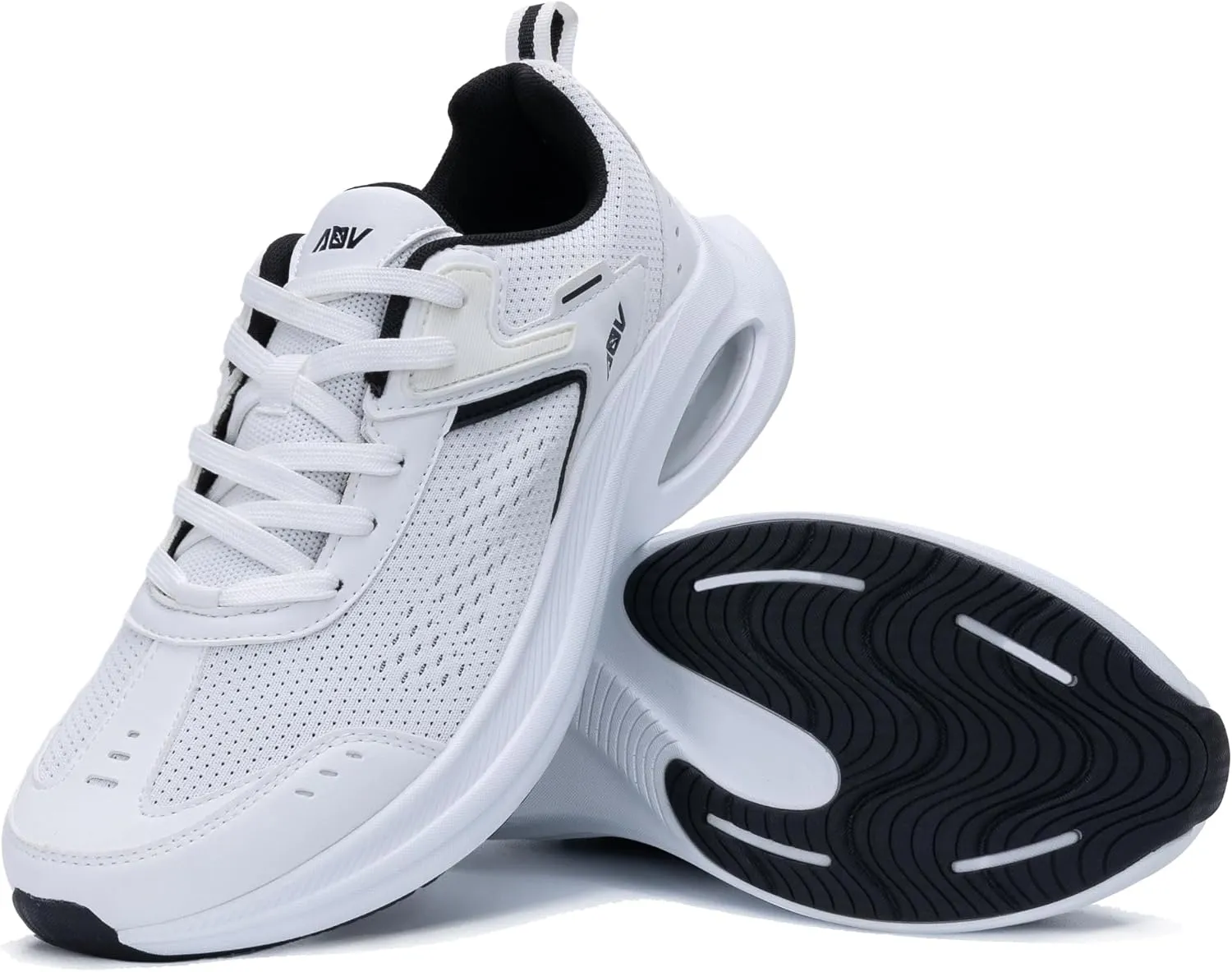 Men's Walking Shoes for Plantar Fasciitis Relief, Comfortable Arch Support Tennis Sneakers, Athletic Motion Shoes US 7-13