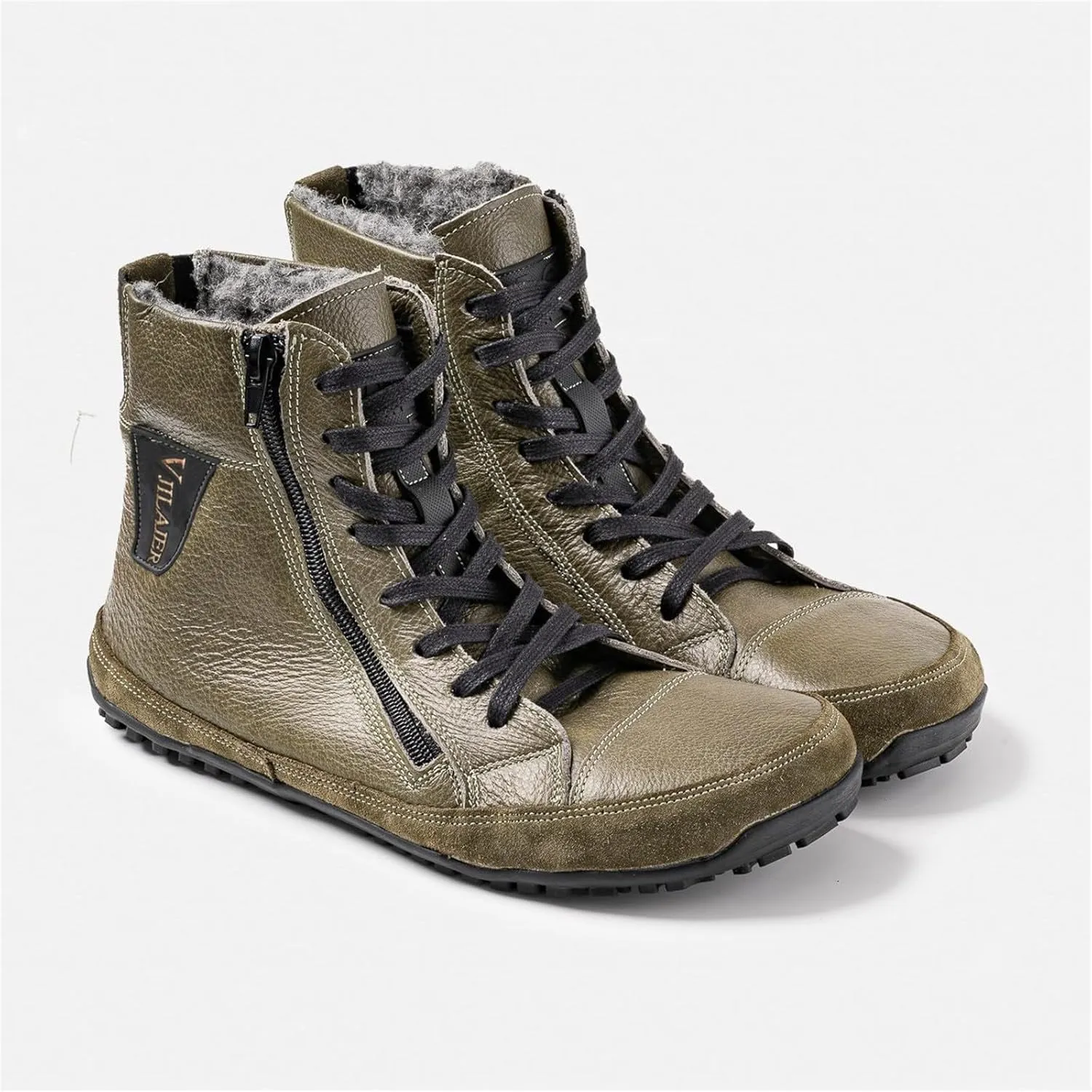 Men's Waterproof Fashion Orthopedic Shoes Suede High Boots Non-Slip Breathable Lightweight Casual Shoes for Walking