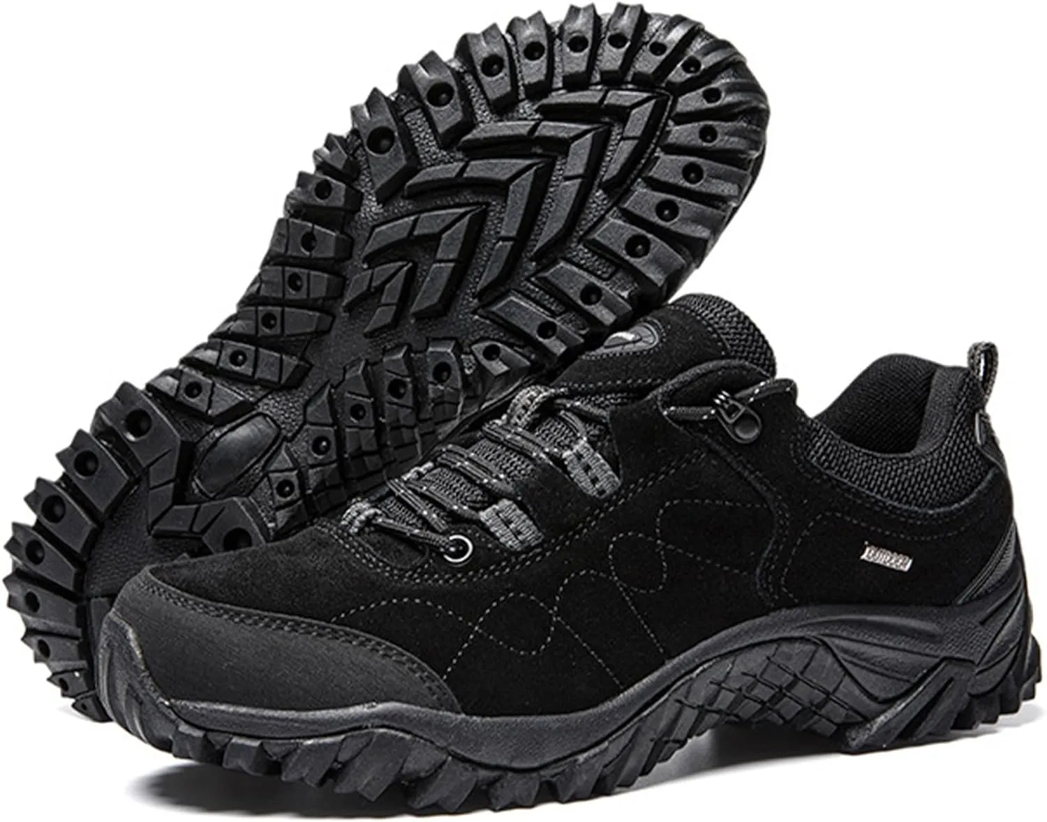 Men's Waterproof Soft Sole Outdoors Hiking Shoes Lightweight Comfortable Non-Slip Tennis Training Sneakers for Trailing Trekking Camping Walking