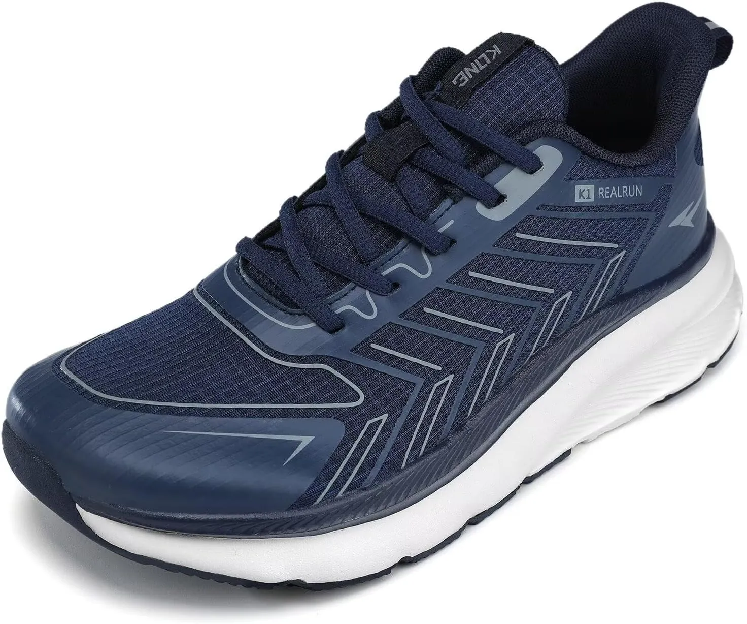 Mens Wide Walking Shoes Soft Sole Non Slip Running Comfortable Tennis Breathable Athletic Gym Workout Sport Sneakers