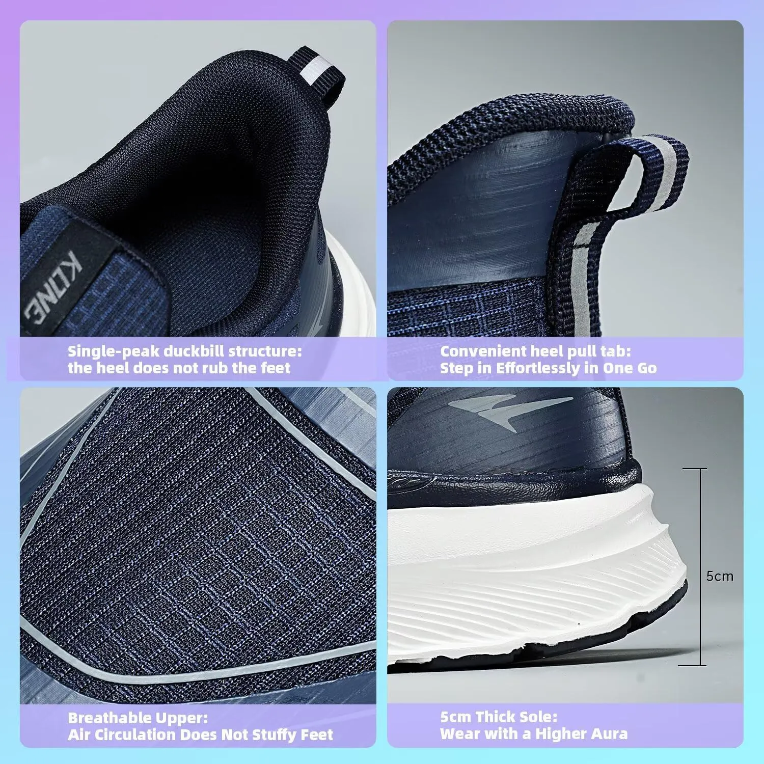 Mens Wide Walking Shoes Soft Sole Non Slip Running Comfortable Tennis Breathable Athletic Gym Workout Sport Sneakers