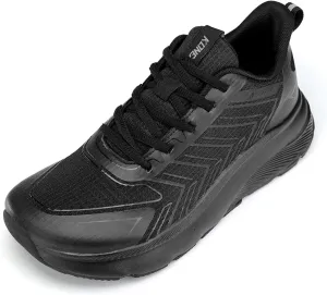 Mens Wide Walking Shoes Soft Sole Non Slip Running Comfortable Tennis Breathable Athletic Gym Workout Sport Sneakers