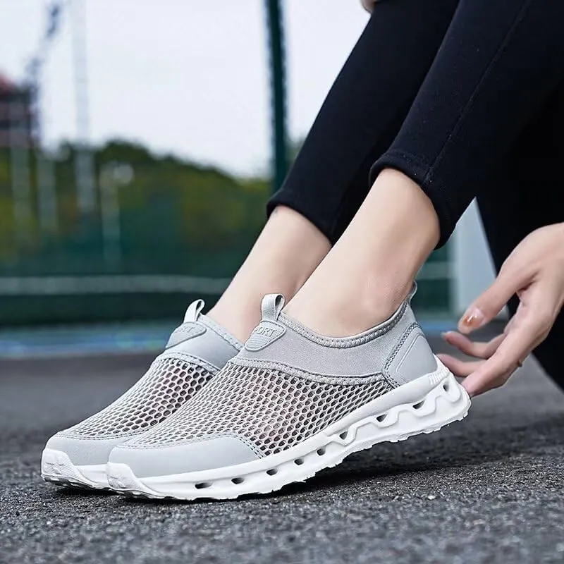 Mens Womens Lightweight Mesh Walking Sneakers for Summer Sport Running Travel