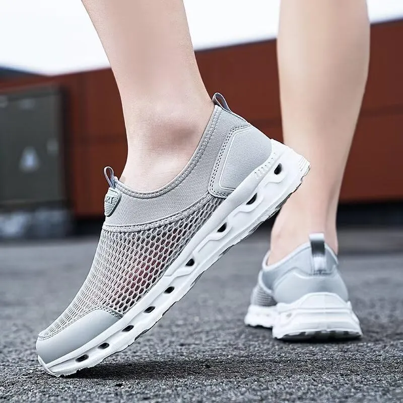Mens Womens Lightweight Mesh Walking Sneakers for Summer Sport Running Travel