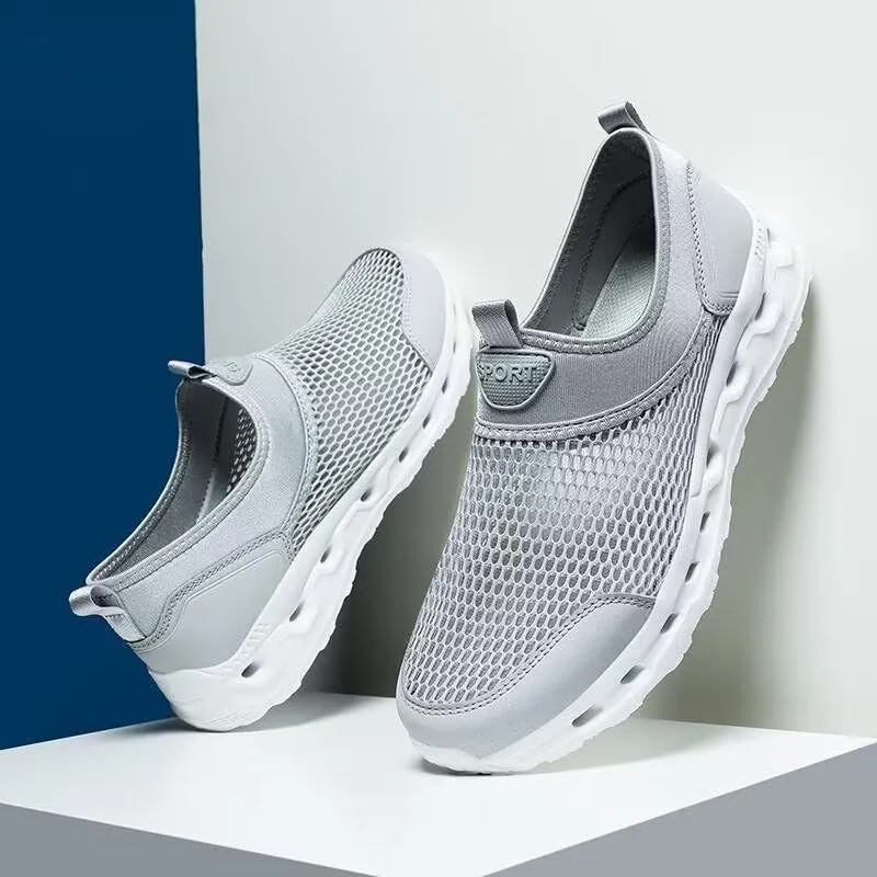 Mens Womens Lightweight Mesh Walking Sneakers for Summer Sport Running Travel