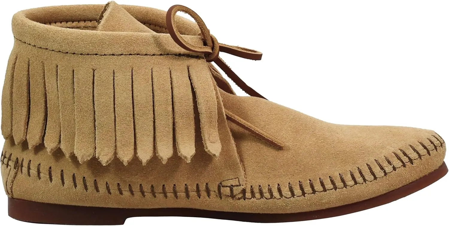 Minnetonka Women's Classic Fringe Hardsole Boot