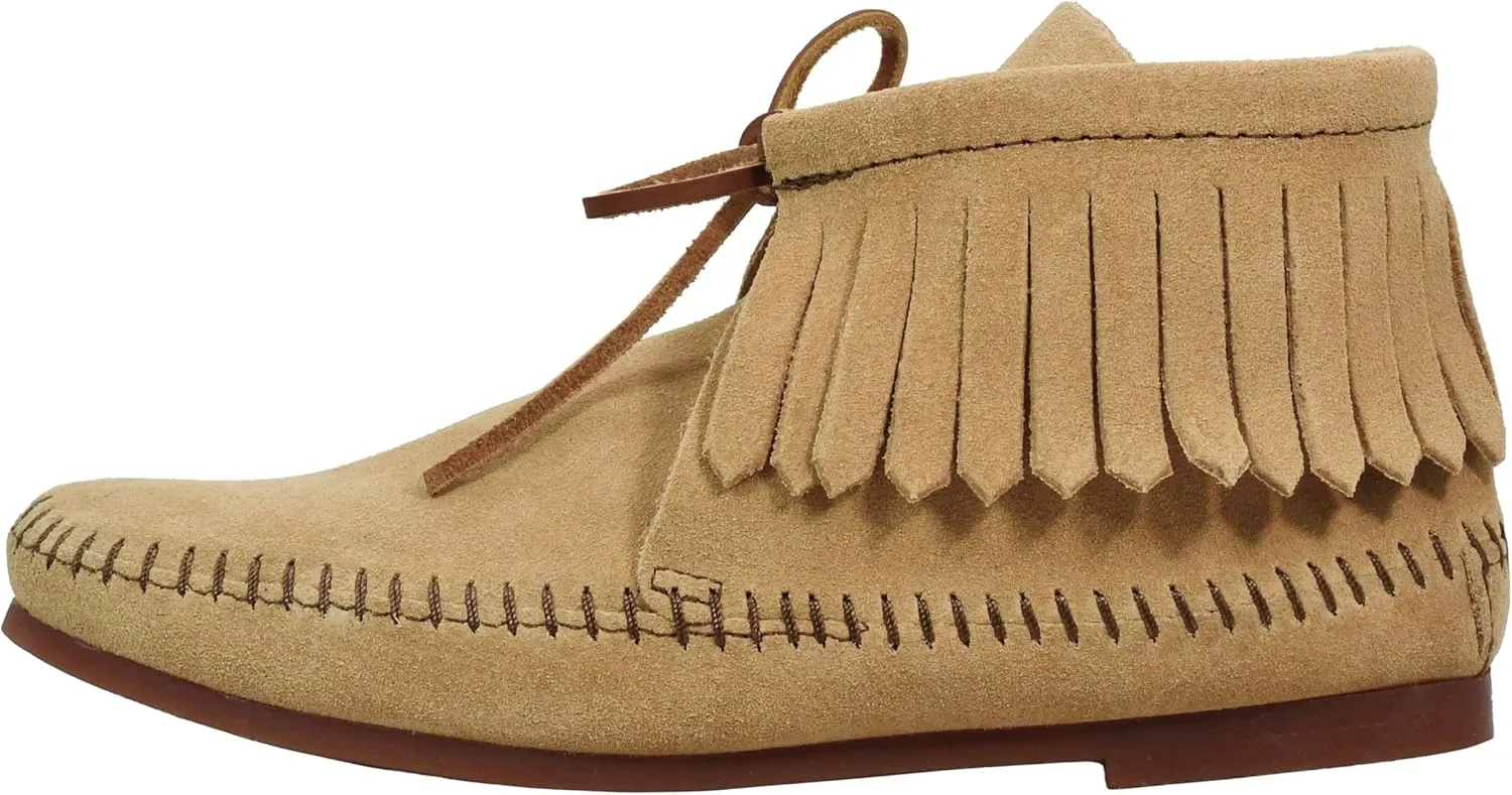 Minnetonka Women's Classic Fringe Hardsole Boot