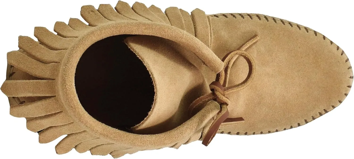 Minnetonka Women's Classic Fringe Hardsole Boot