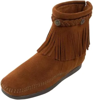 Minnetonka Women's High Top Back Zip Boots