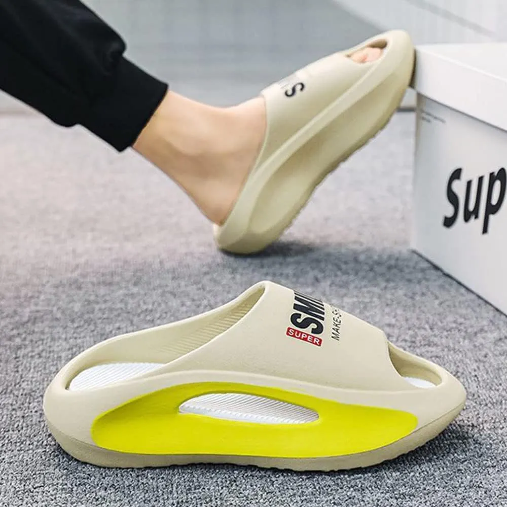 MOLERFO Pillow Slides for Women and Men | Shower Slippers Bathroom Sandals | Extremely Comfy | Cushioned Thick Sole