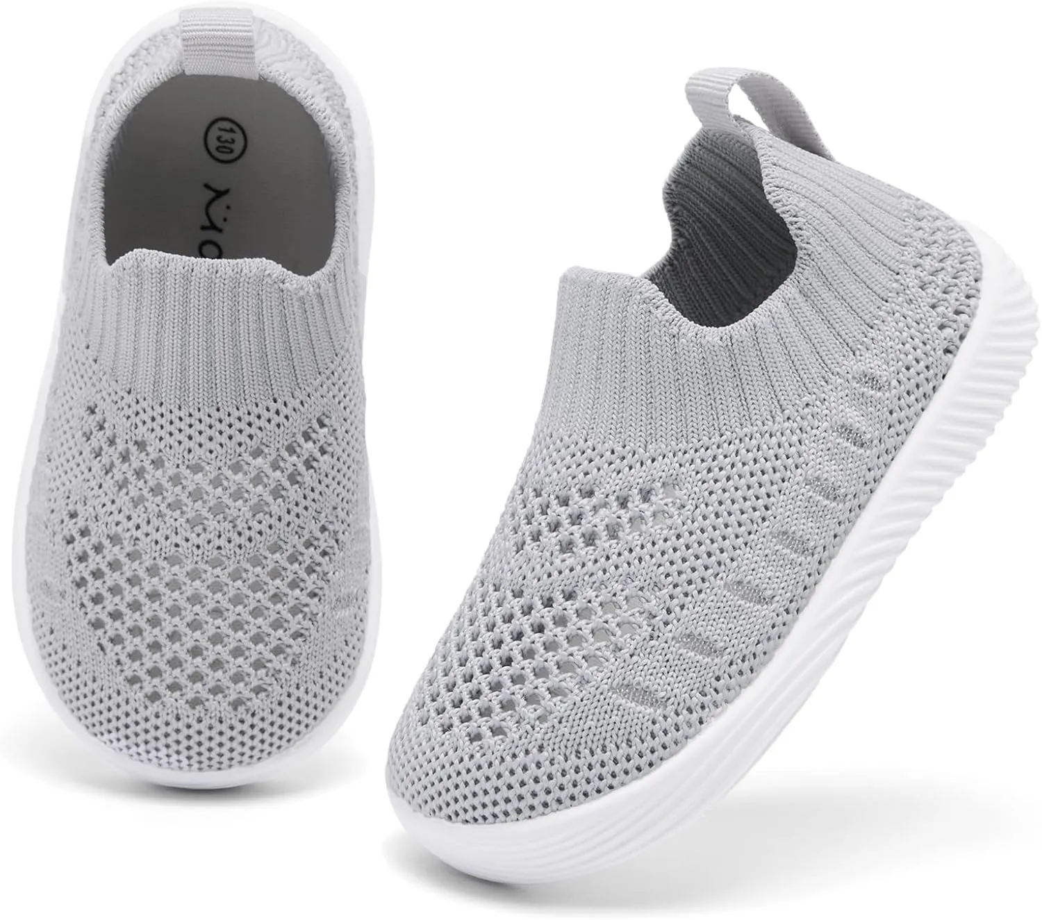MORENDL Baby Shoes Toddler Walking Sock Shoes Non-Slip Breathable Boys & Girls Sneakers Infant Tennis Shoes
