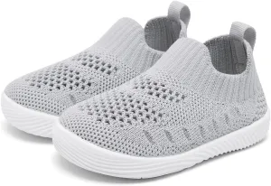 MORENDL Baby Shoes Toddler Walking Sock Shoes Non-Slip Breathable Boys & Girls Sneakers Infant Tennis Shoes