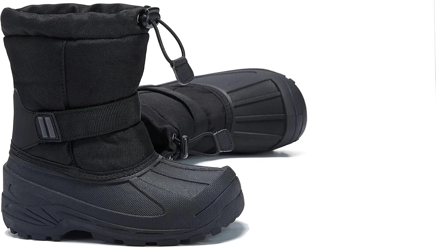 MORENDL Kids' Snow Boots Insulated Waterproof Fur Lined Warm Anti-Slip Winter Shoes for Boys and Girls Outdoor Walking(Toddler/Little Kid)
