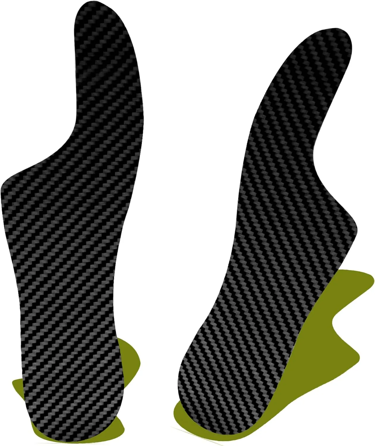 Morton's Extension Orthotic, Carbon Fiber Insole(1 Pair), Turf Toe Plate Rigid Shoe Insert for Morton's Toe, Turf Toe, Arthritis, Hallux Rigidus, Broken Big Toe, Alternative to Turf Toe Brace,285mm