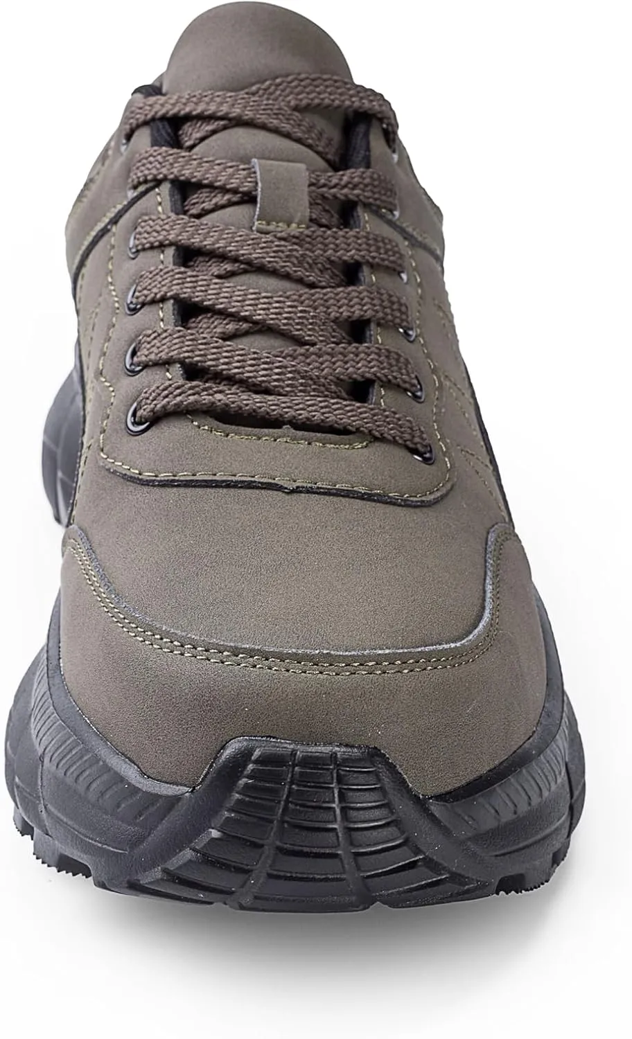 Mr.Right Men's Hiking Light Weight Non Slip Comfortable Work Shoes, Outdoor Casual Sneakers Walking Waterproof Shoes for Men