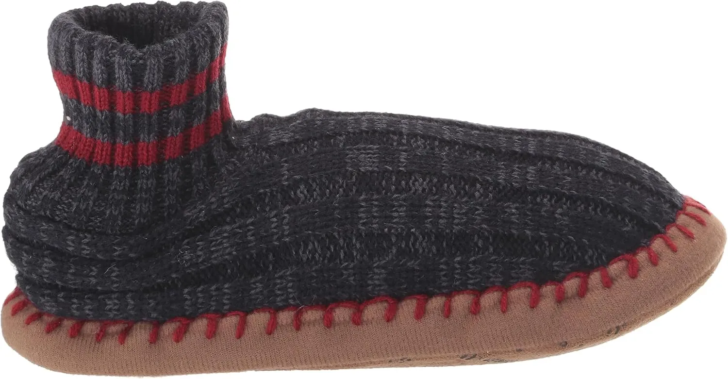 MUK LUKS Men's Cuff Bootie Slipper