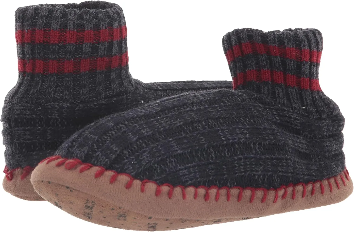 MUK LUKS Men's Cuff Bootie Slipper