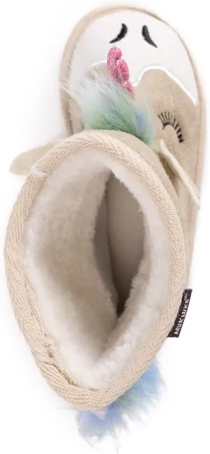 MUK LUKS Unisex-Child Kid's Luna Unicorn Boots Fashion