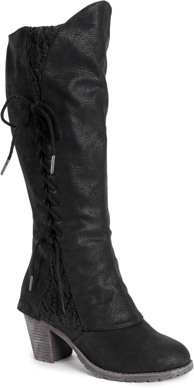 MUK LUKS Women's Lacy Leo Fashion Boots