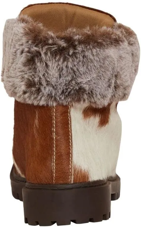 Myra Bag Beaver Boots Fur Leather Shoes S-3843