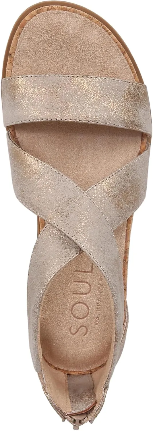 Naturalizer Soul Women's Cindi Strappy Flat Sandal