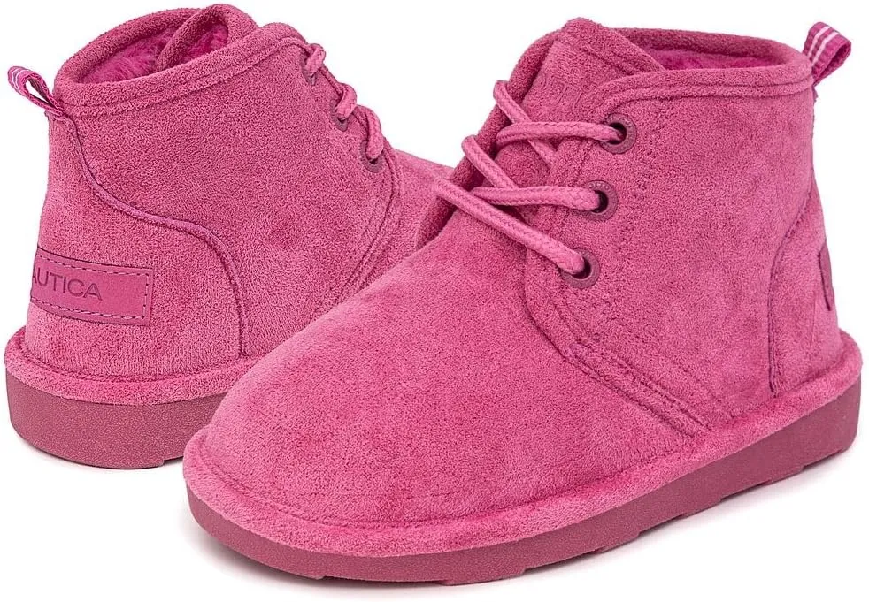 Nautica Kids Boot With Sherpa Fur For Snow And Winter-Warm Ankle Slipper Bootie |Boys-Girls|(Big Kid - Little Kid - Toddler)