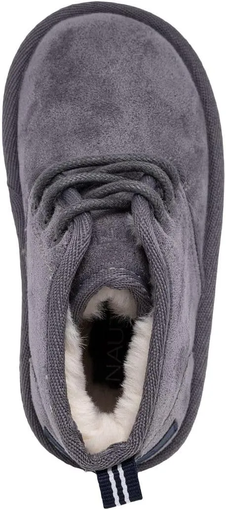 Nautica Kids Boot With Sherpa Fur For Snow And Winter-Warm Ankle Slipper Bootie |Boys-Girls|(Big Kid - Little Kid - Toddler)