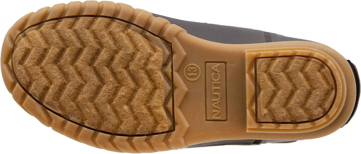Nautica Kids Boys & Girls Duck Boots Kids Waterproof Rain Snow Boots Insulated Winter Boots (Toddler/Little/Big Kid)
