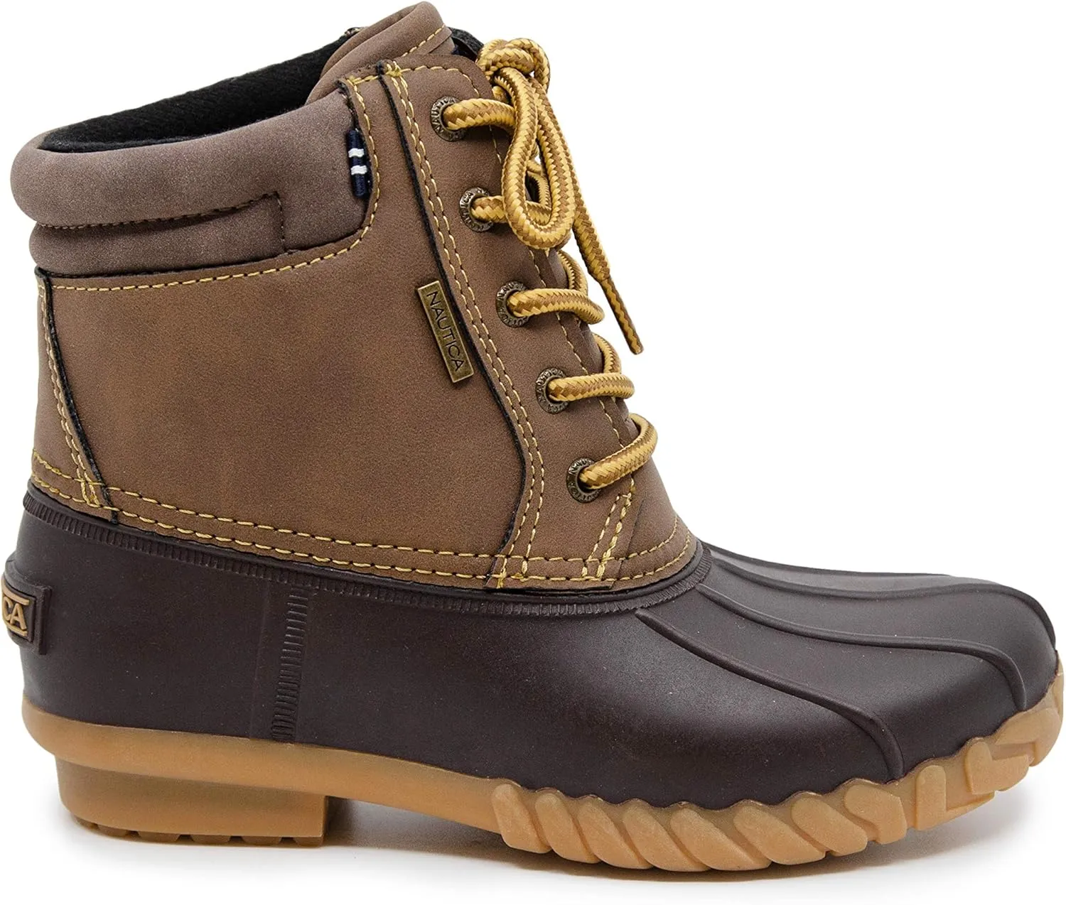 Nautica Kids Boys & Girls Duck Boots Kids Waterproof Rain Snow Boots Insulated Winter Boots (Toddler/Little/Big Kid)