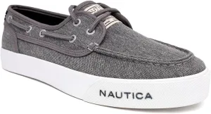 Nautica Men's Casual Boat Shoes, Moc-Toe Loafers with Cushioned Insole, Deck Fashion Sneaker