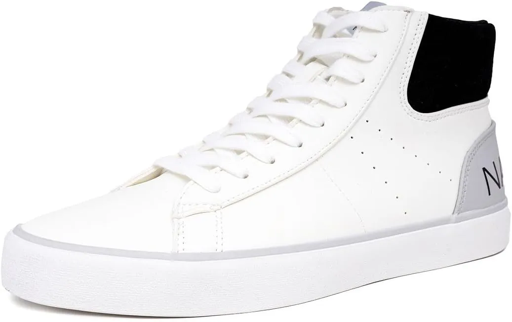 Nautica Men's Casual Fashion Sneakers - Classic High-Top Tennis Shoes, Lace-Up Chukka Mid-Top Loafers, Walking and Leisure Boots