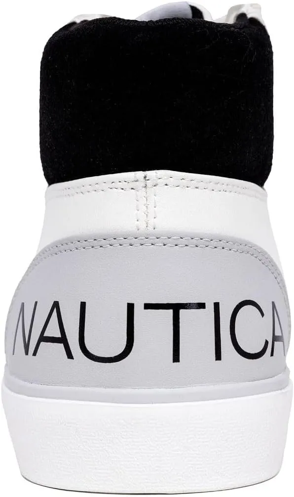 Nautica Men's Casual Fashion Sneakers - Classic High-Top Tennis Shoes, Lace-Up Chukka Mid-Top Loafers, Walking and Leisure Boots