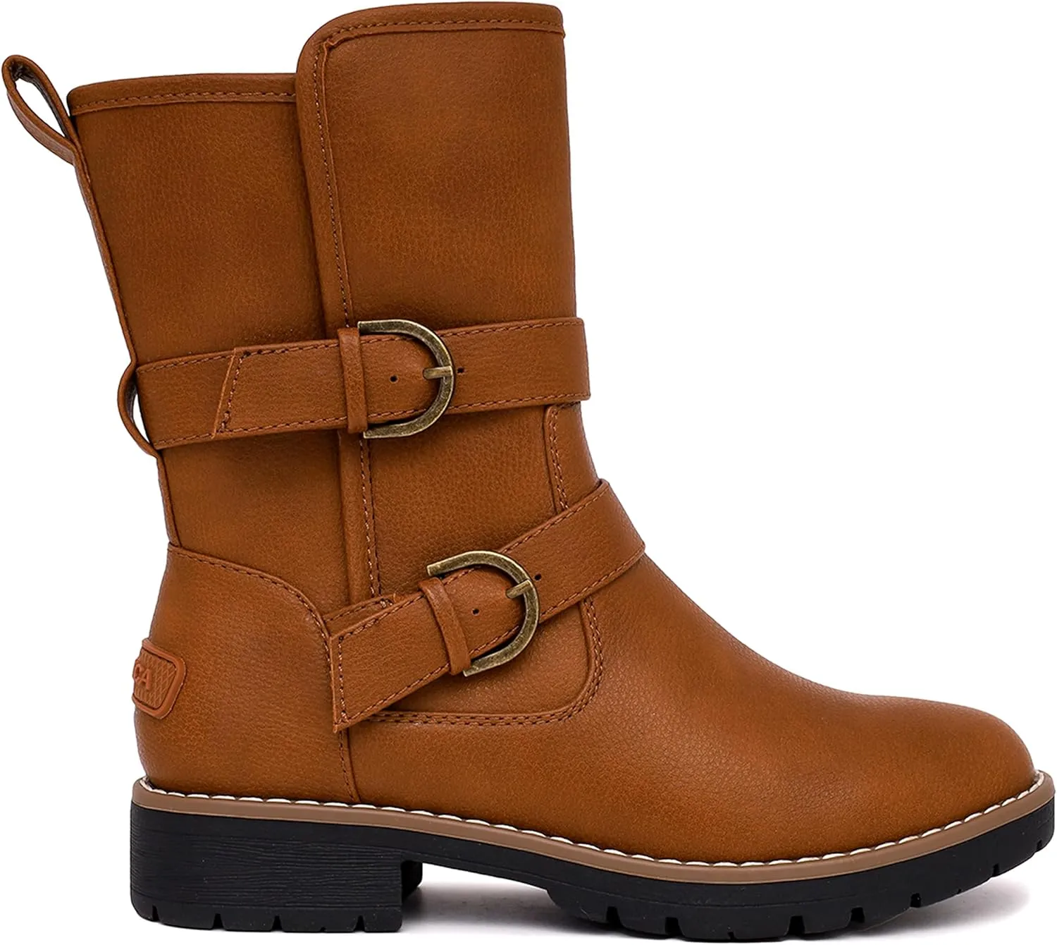 Nautica Women's Winter Boots - Ladies Faux Fur Lined Mid Calf Zipper Snow Riding Shoes