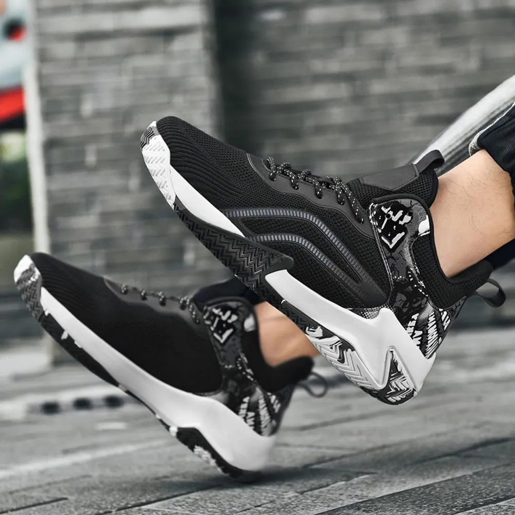 NCNDB High Top Unisex Basketball Shoes Fashion Sports Casual Outdoor Running Shoes