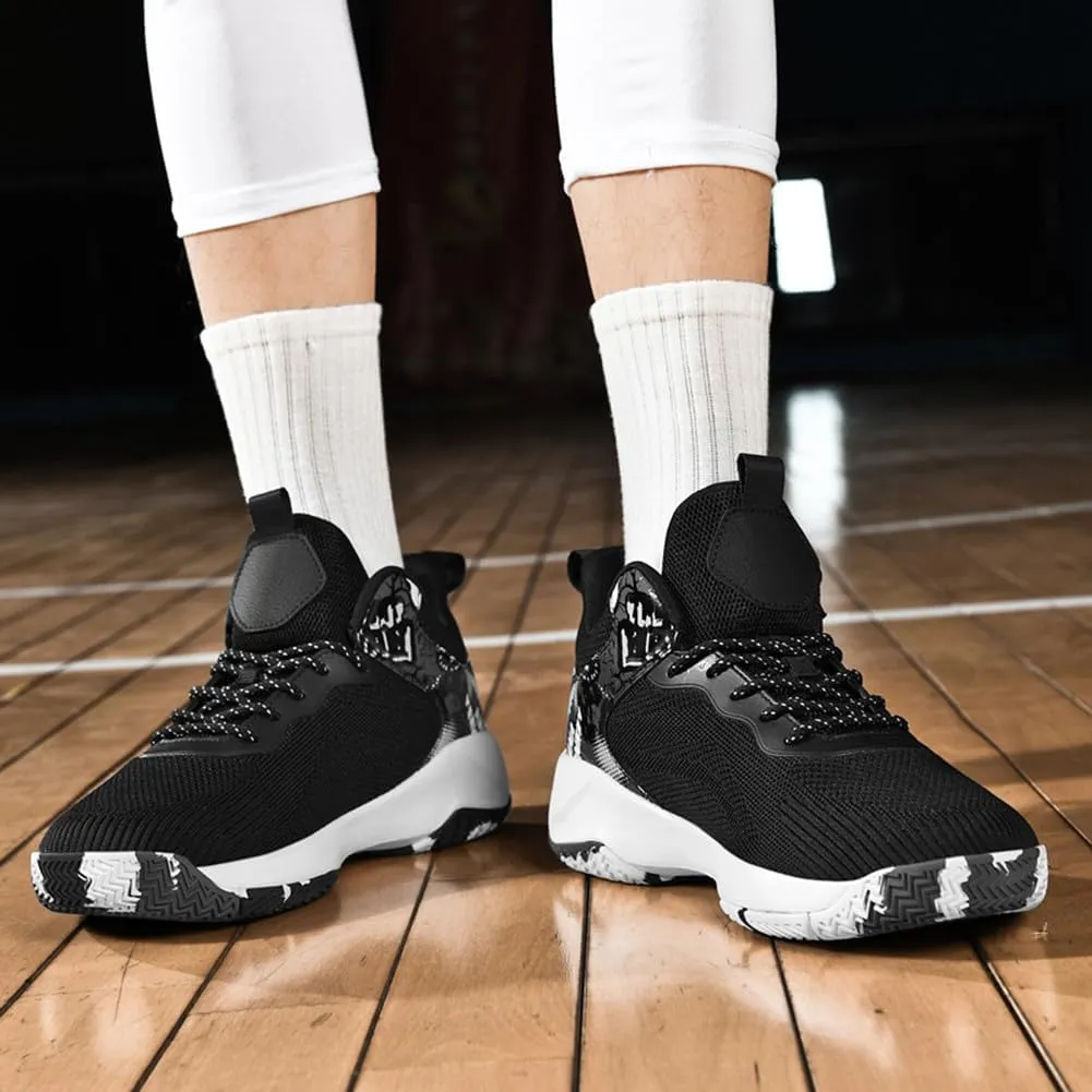 NCNDB High Top Unisex Basketball Shoes Fashion Sports Casual Outdoor Running Shoes