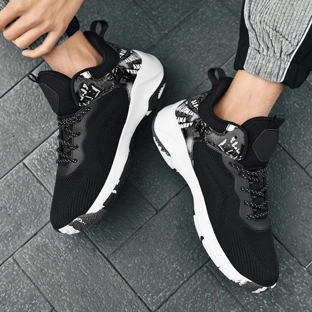 NCNDB High Top Unisex Basketball Shoes Fashion Sports Casual Outdoor Running Shoes