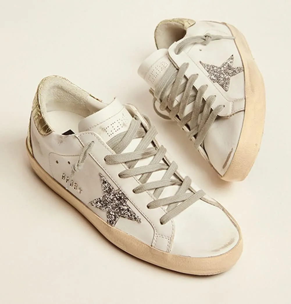 nesho Casual Sneakers for Women Leather Outdoor Trainers Comfortable Hard-Wearing Low Sport Shoes