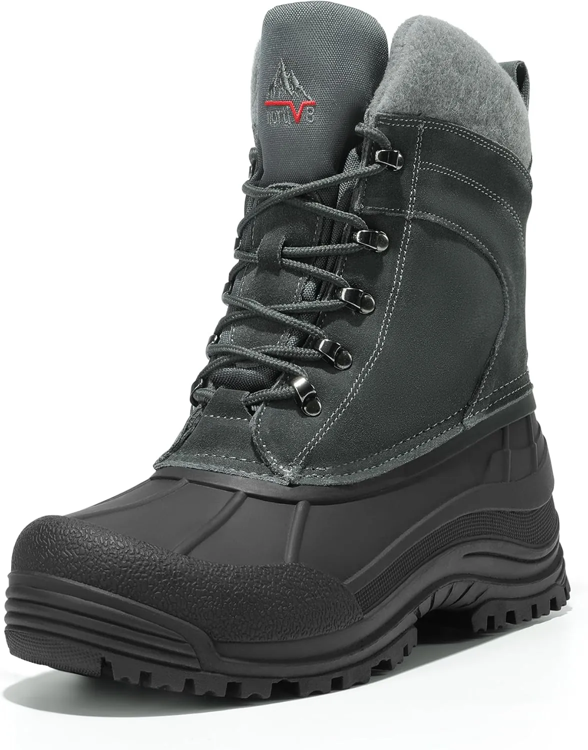 NORTIV 8 Men's Insulated Waterproof Winter Snow Boots TERREY