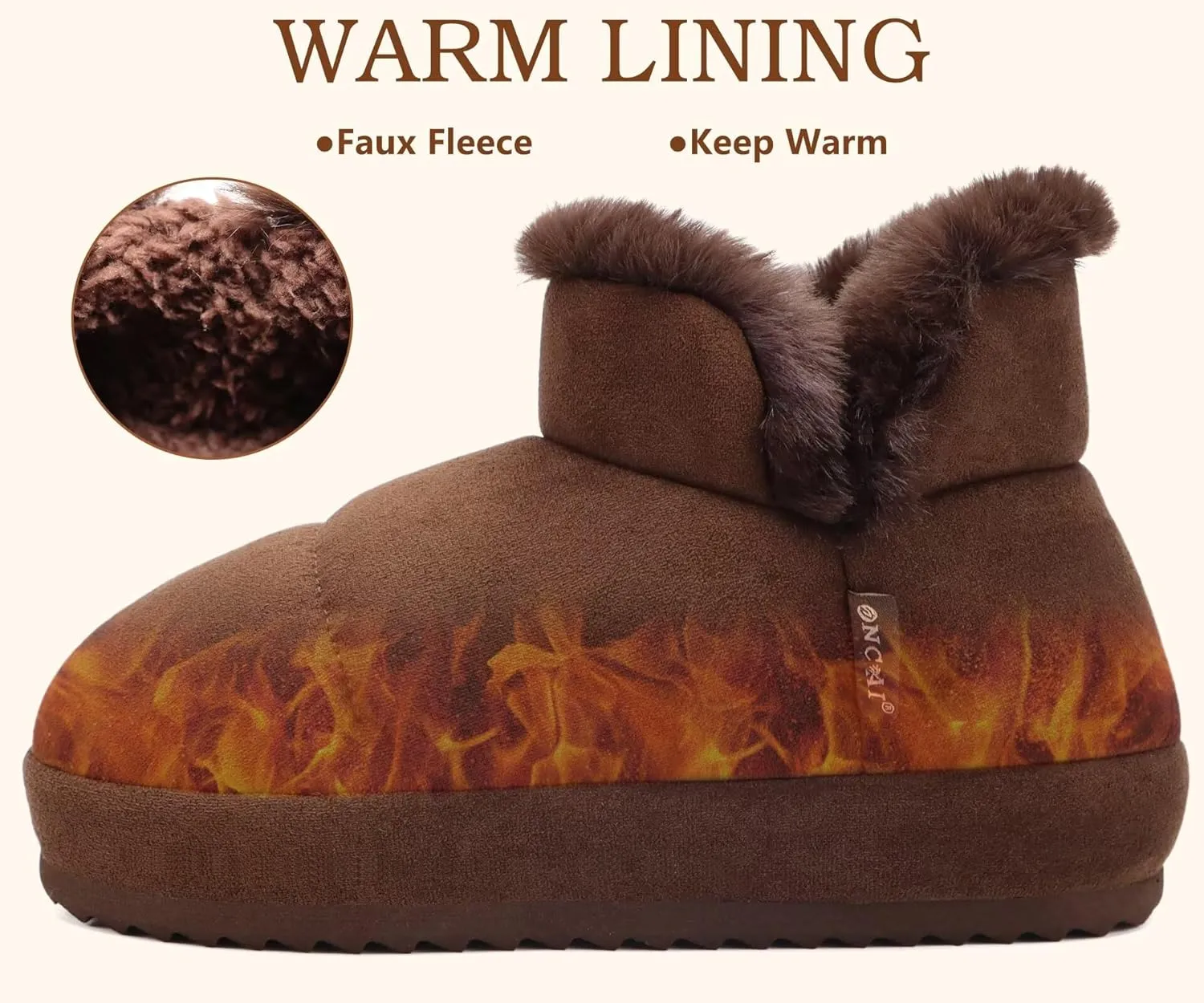 ONCAI Womens Slippers House Slippers for Woman Slipper Boots for Women Ladies Winter Fuzzy Warm Bootie Indoor Outdoor