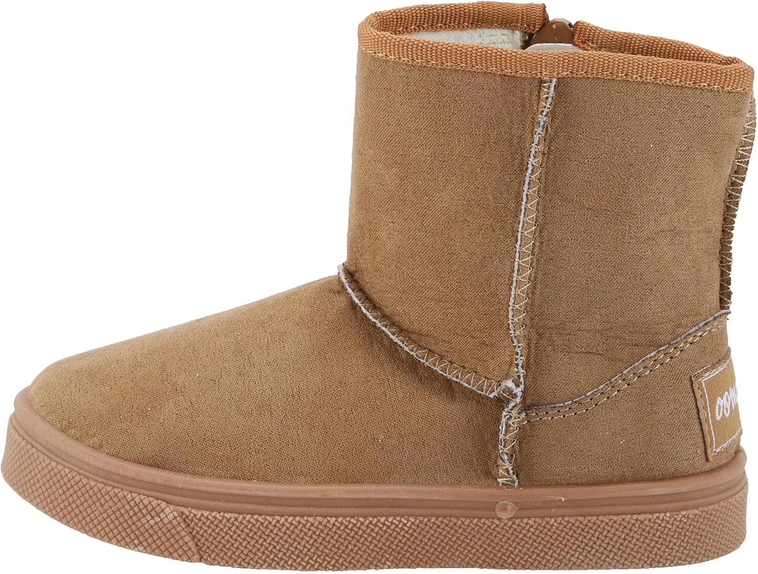 Oomphies Frost Kids' Cozy Boots with Faux Fur Lining and Side Zipper – Durable Microfiber Upper, Rubber Sole