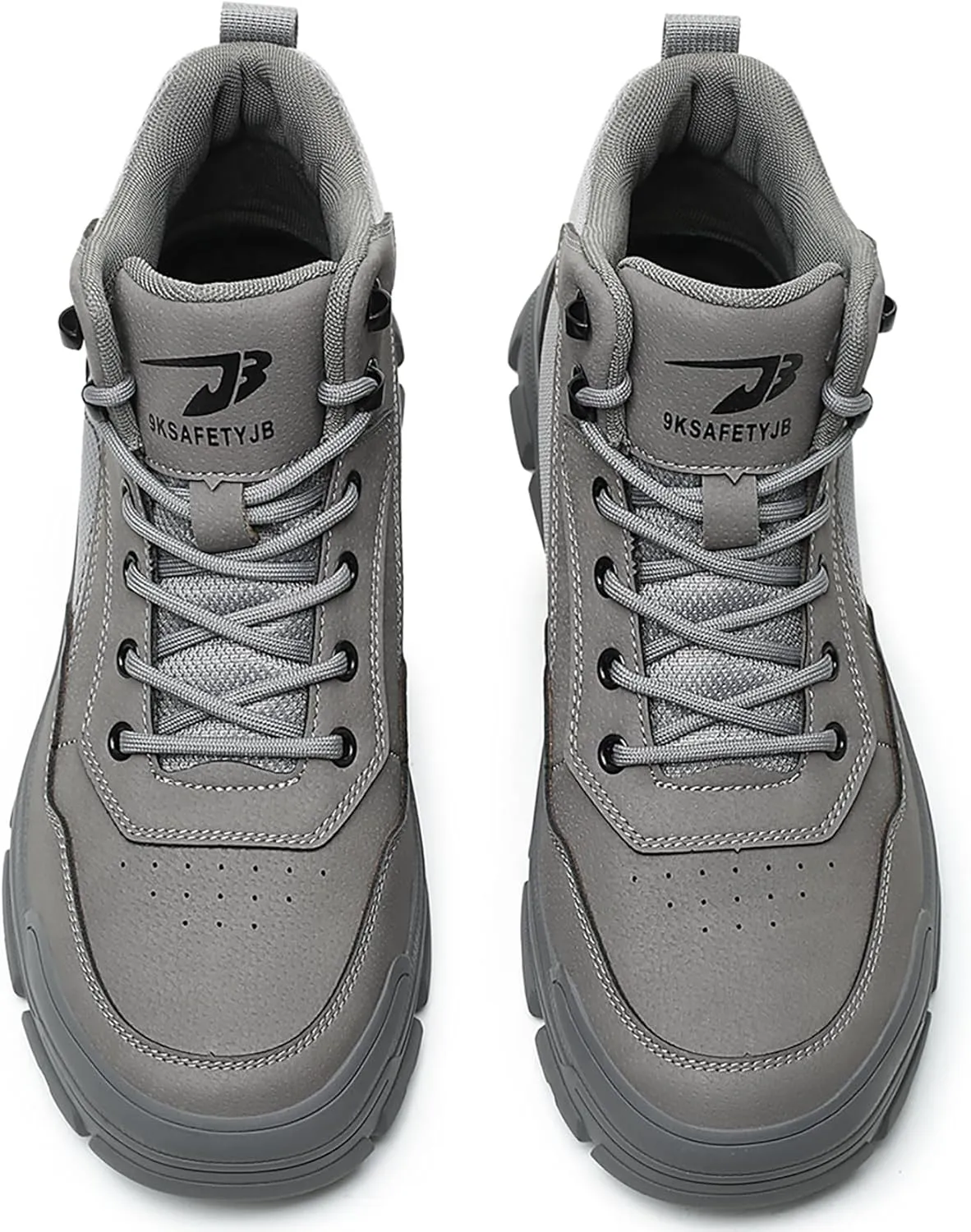 ORISTACO Waterproof Steel Toe Work Safety Boots Lightweight Breathable Slip Resistant Construction Sneakers