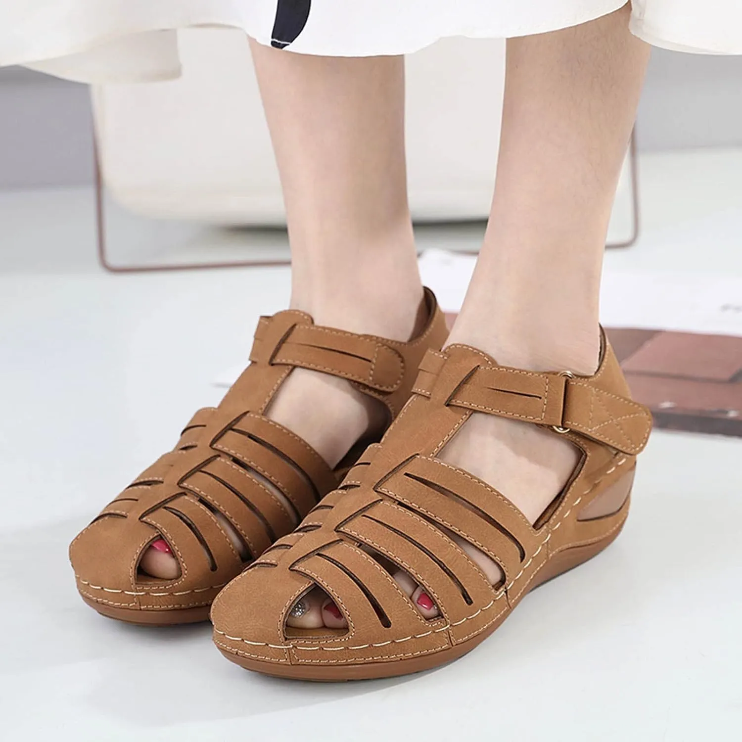 Ortho Flip Flops for Women with Arch Support Womens Orthopedic Flip Flops Sexy Beach Sandals for Women Dressy Summer Ladies Black Wedge Sandals T Strap Walking Shoes for Women Black Sandal Heels