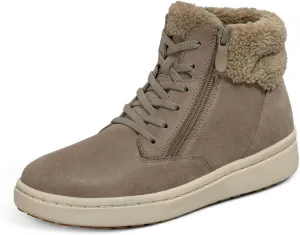Orthofeet Women's Orthopedic Faux Fur Elin Boots for Foot Pain Relief