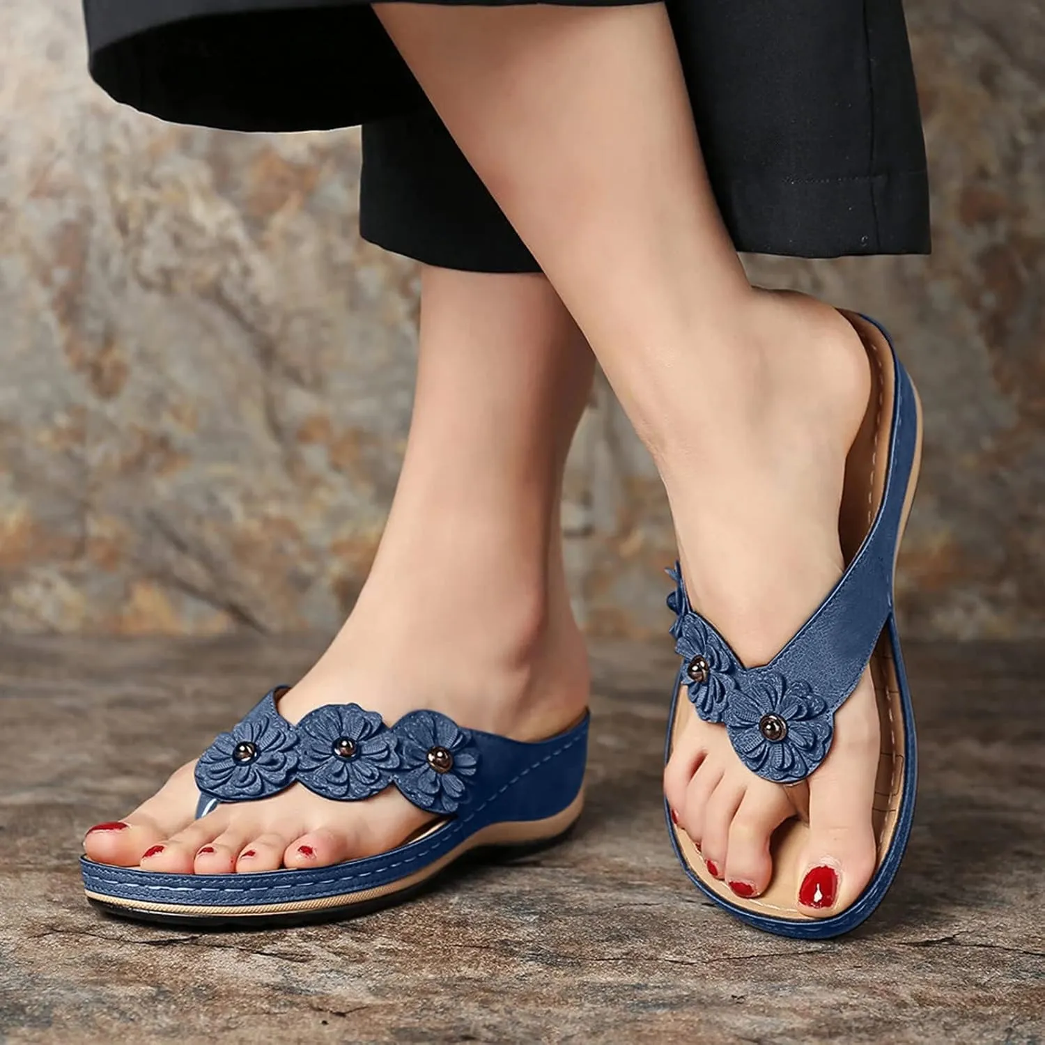 Orthopedic Dress Shoes for Women Wide Toe Black Casual Sandals Women Comfortable White Beach Sandals for Women Dressy Arch Support Shoes Women Sandalias Para Mujer Wide Foot Heels for Women
