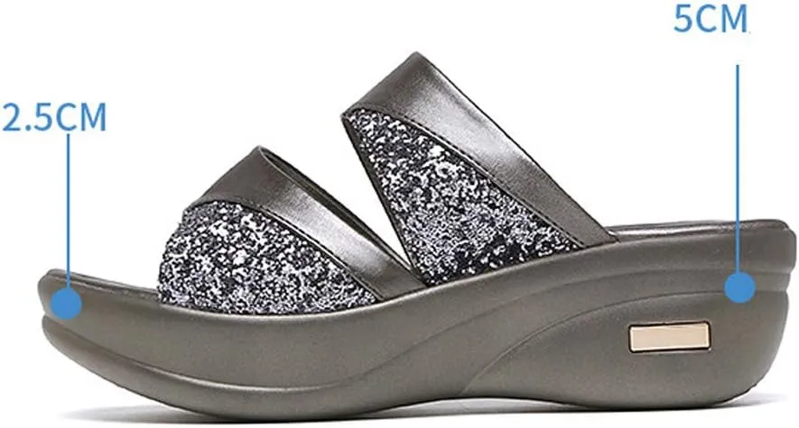 Orthopedic Sandals for Women Wide Width Flip Flops with Arch Support Casual Open Toe Platforms Casual Outdoor Shoes