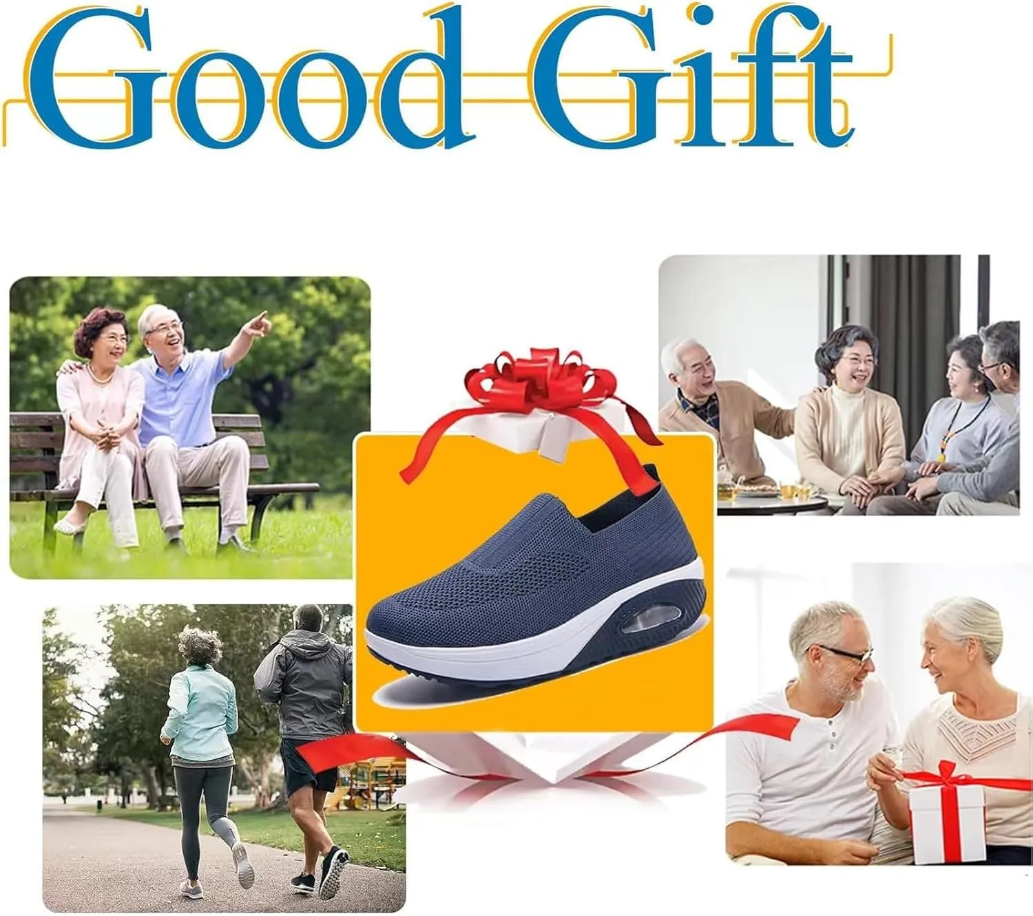 Orthopedic Sneakers for Women Walking Shoes Slip on Trainers Women's Comfortable Casual Breathable Shoe with Arch Support Sneaker