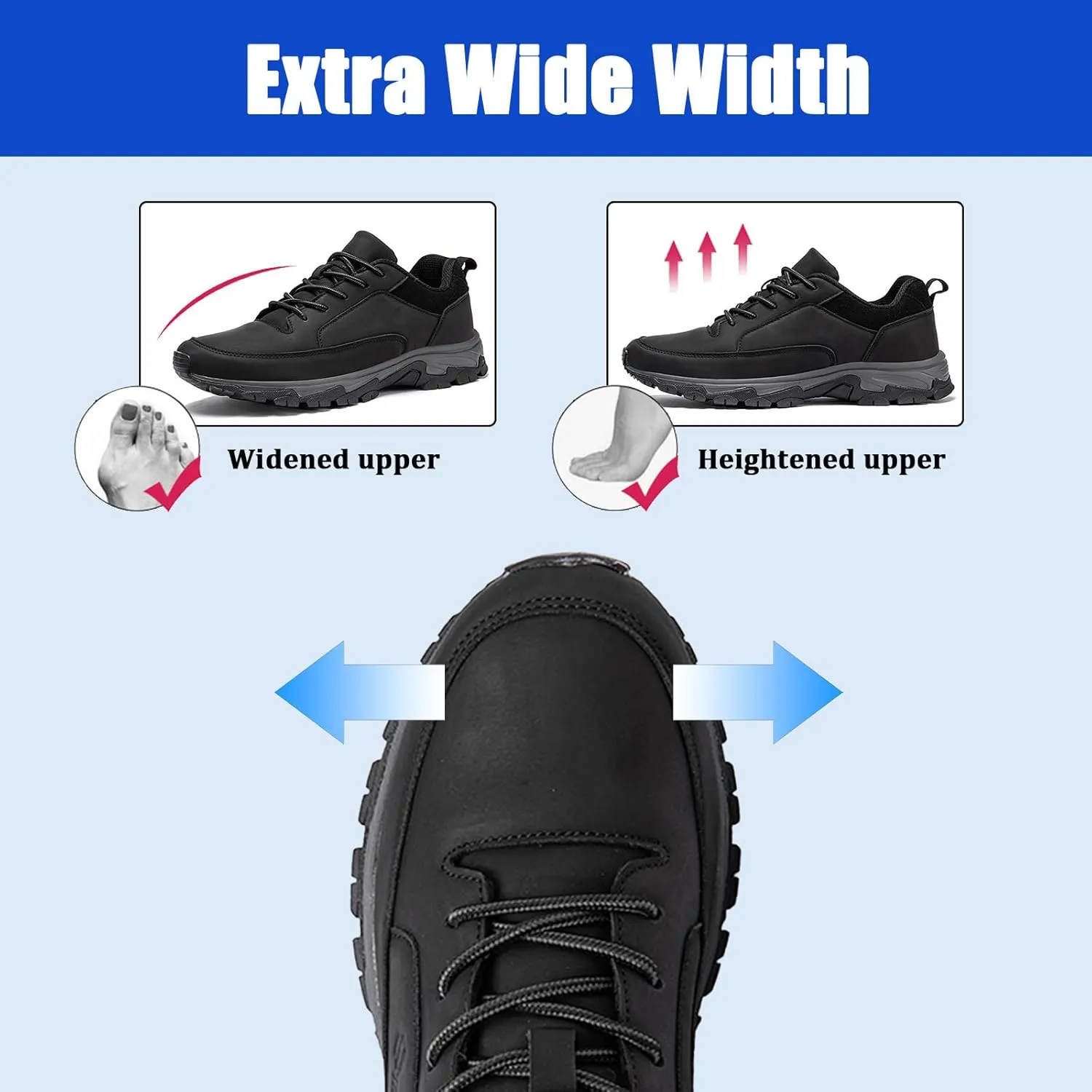 Outdoor Mens Hiking Shoes,Mens Slip on Walking Shoes,Casual Waterproof Driving Trekking Shoes Lightweight Outdoor Sneaker for Running Sports (Brown 40EU)